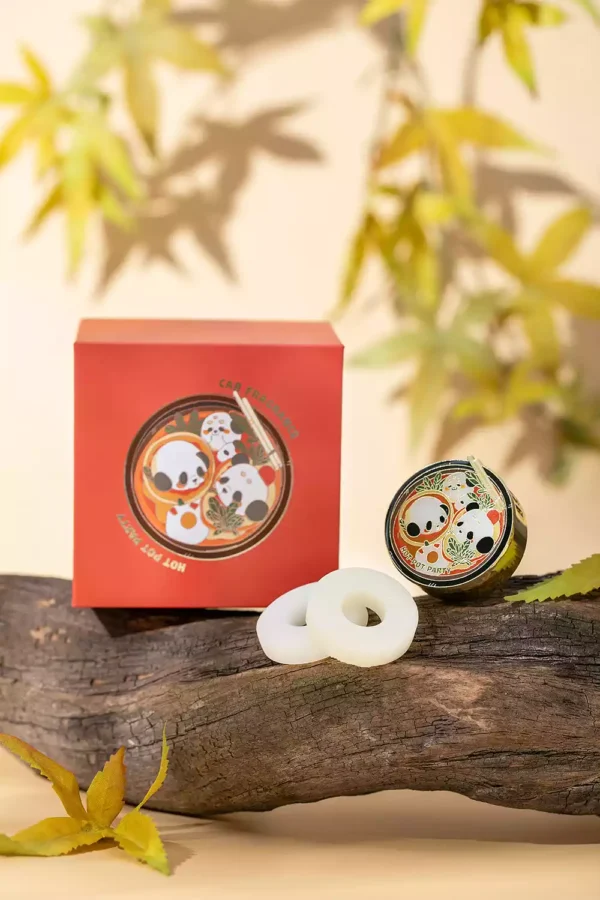 Panda Hot Pot Car Aromatherapy Cozy Scents for Your On the Go Sanctuary - Image 4