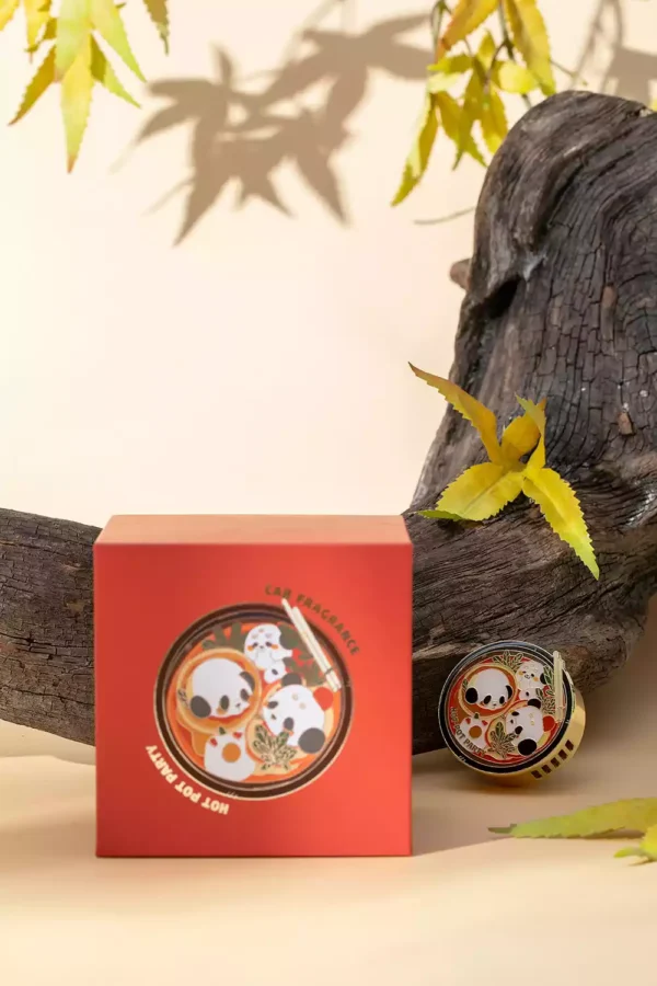 Panda Hot Pot Car Aromatherapy Cozy Scents for Your On the Go Sanctuary - Image 2