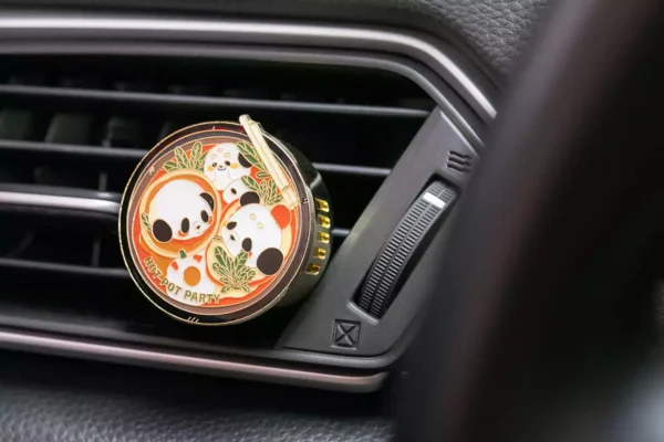 Panda Hot Pot Car Aromatherapy Cozy Scents for Your On the Go Sanctuary